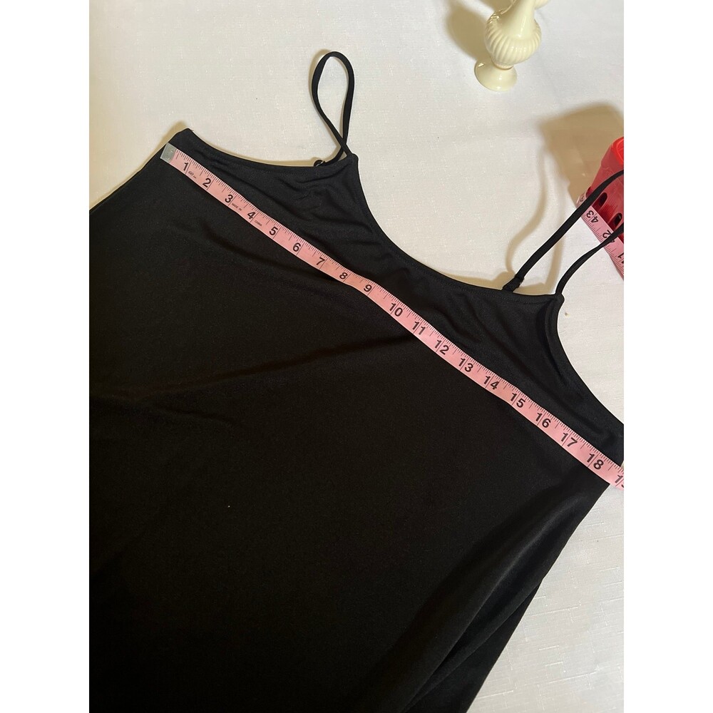 NWT Something Navy Essential Slip Dress NWT large black - Picture 8 of 10